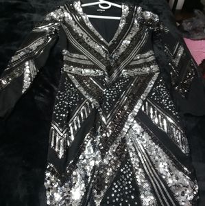Express sequins short dress